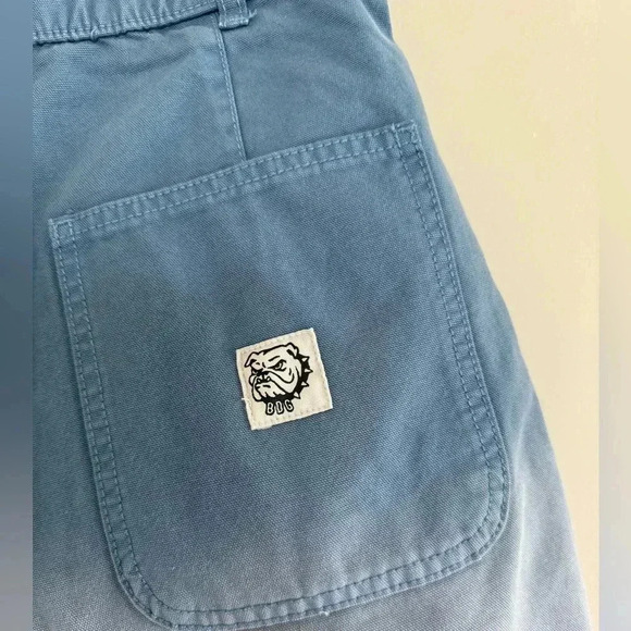 BDG Urban Outfitters Kiara High-Waisted Women's Shorts - Blue Ombré - Picture 11 of 13